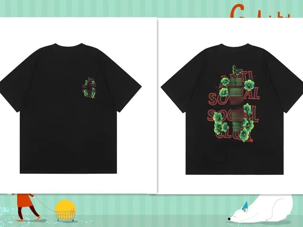 Off-White Graphic T-Shirt Asteroid Print — 2111黑色