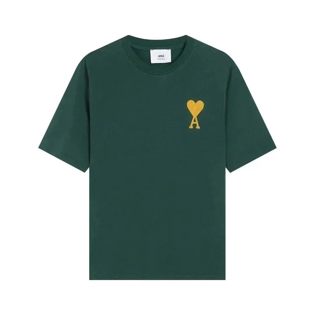 AMI Paris Classic T-Shirt Solid White — 010120012