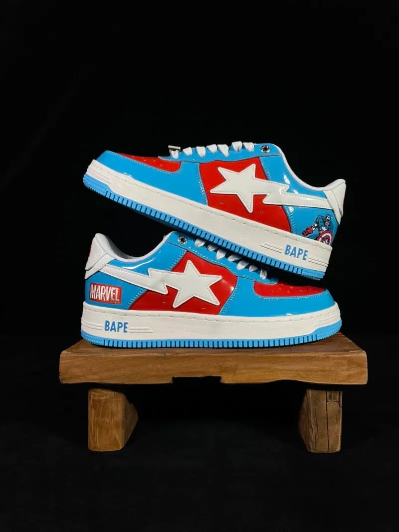 Bape Sta Camouflage Star — 美国队长