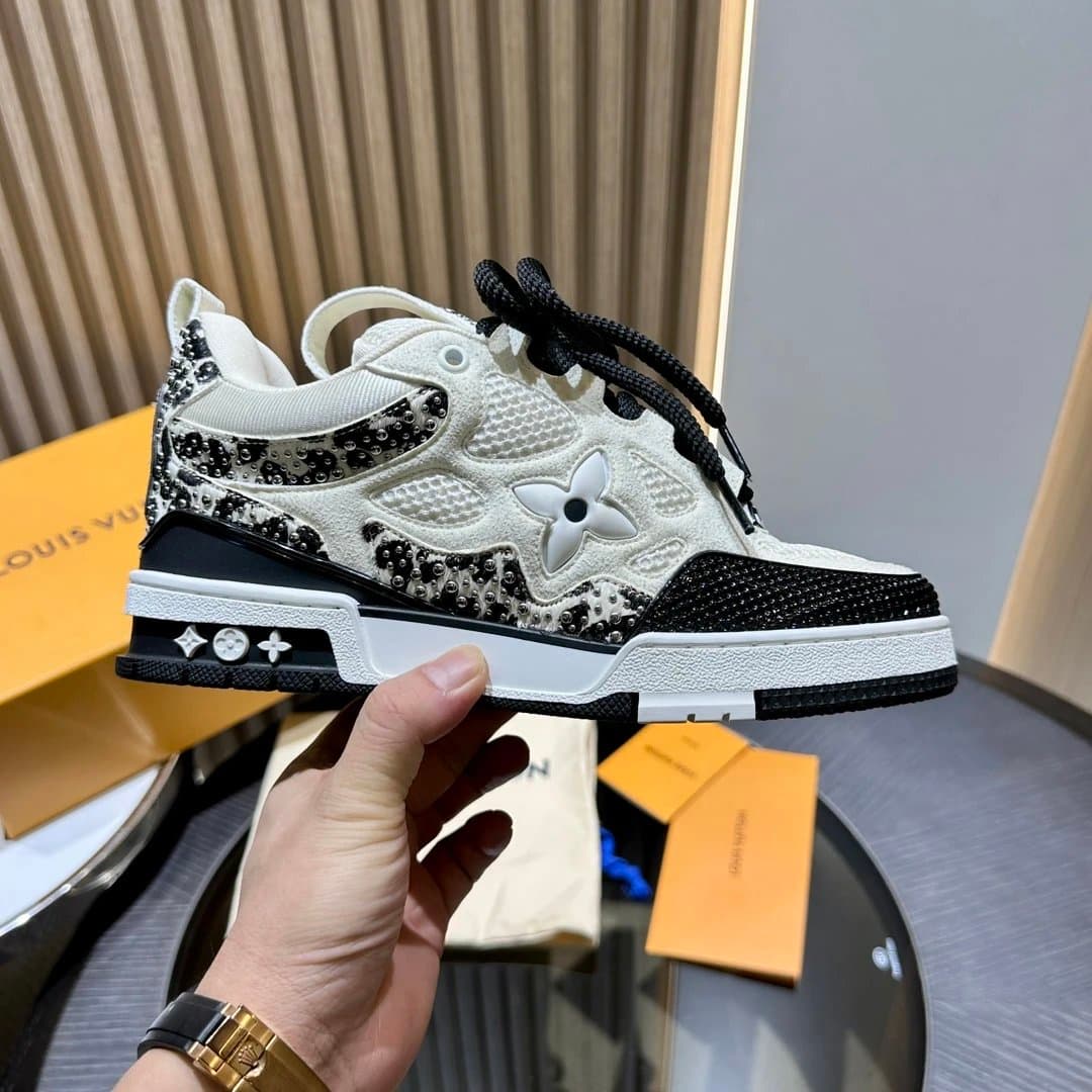 Louis Vuitton LV Trainer Leopard Stud — 8