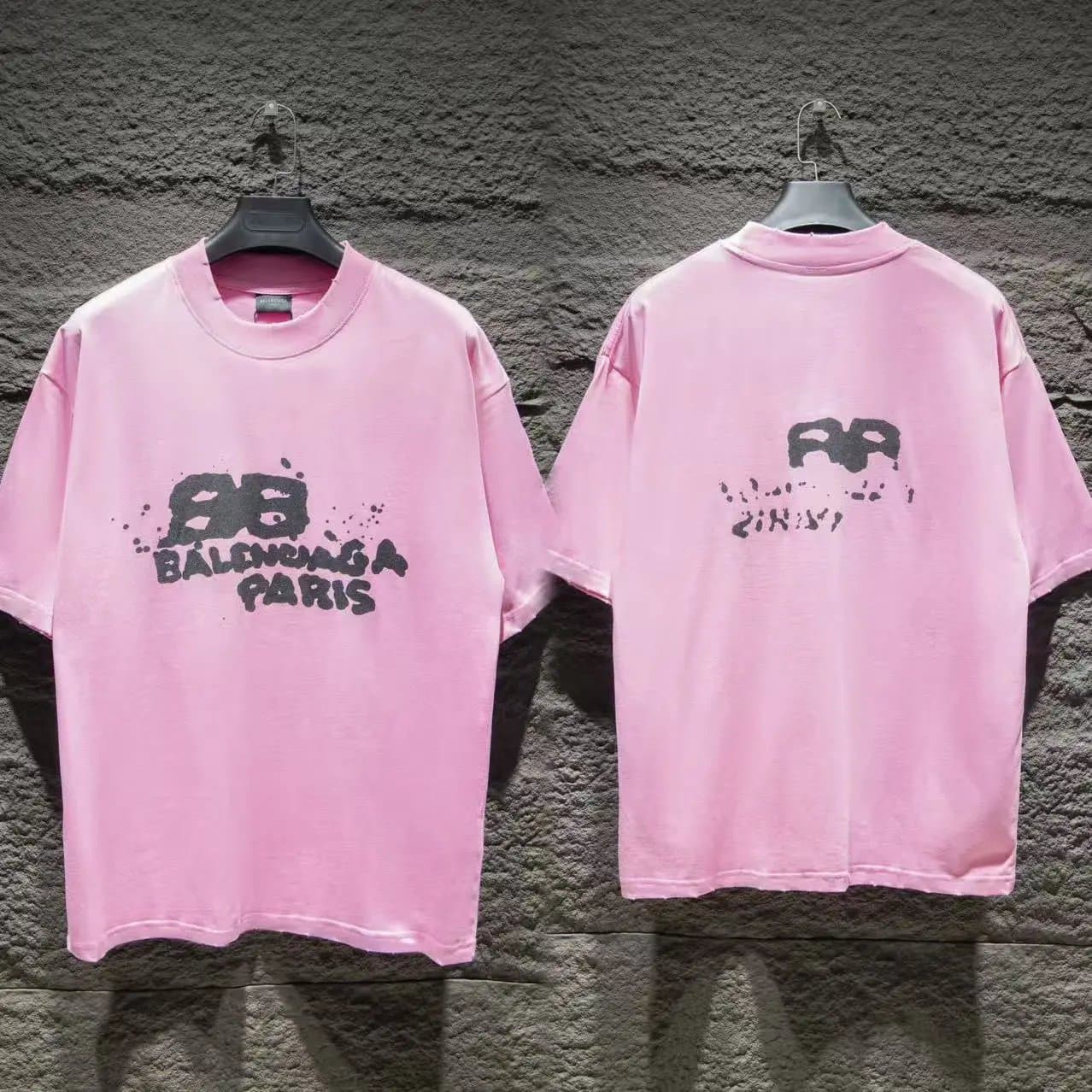Balenciaga Logo T-Shirt Oversized Script — 90