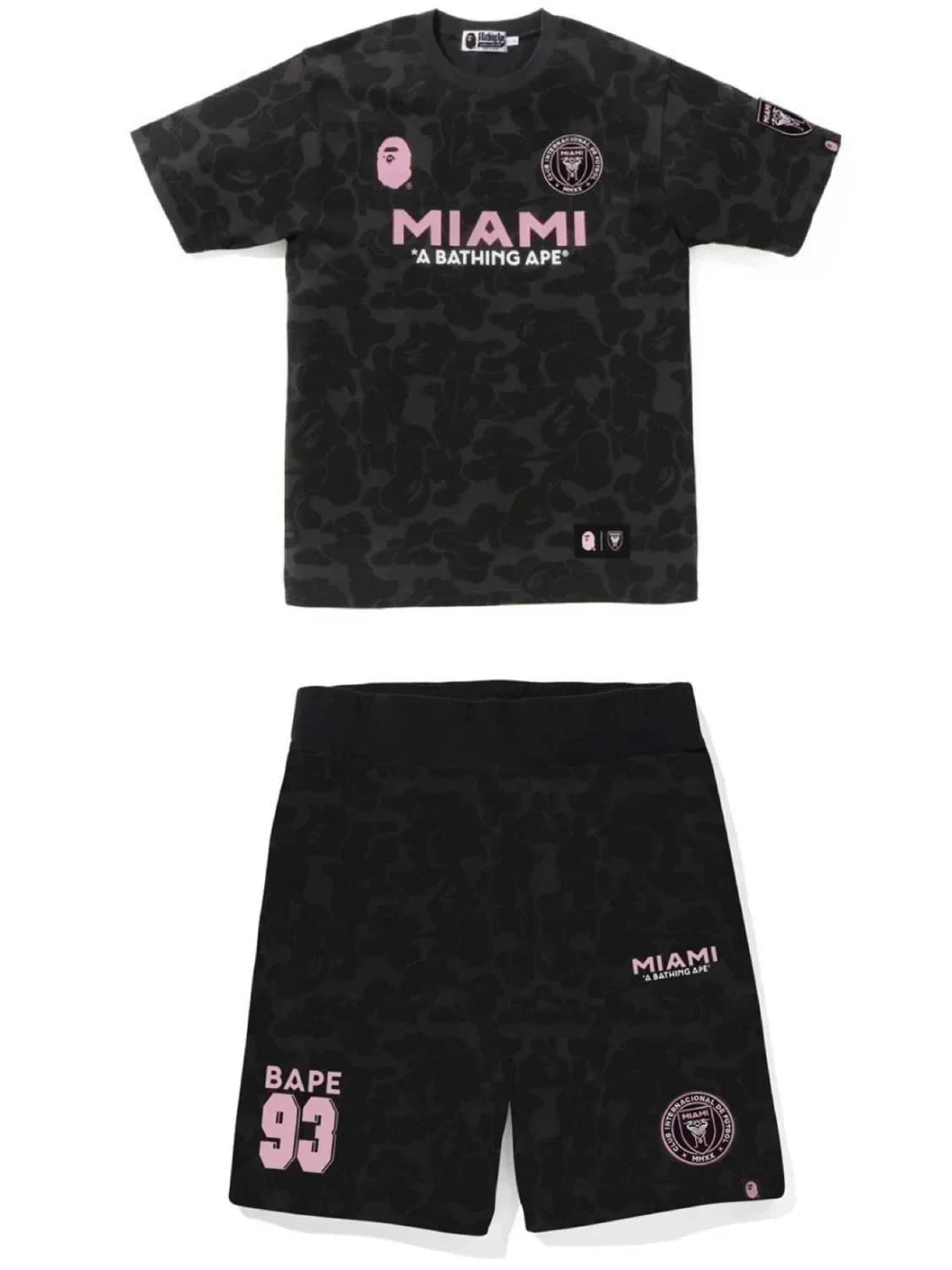BAPE Camo Tee Miami Inter Collaboration — BB030122001