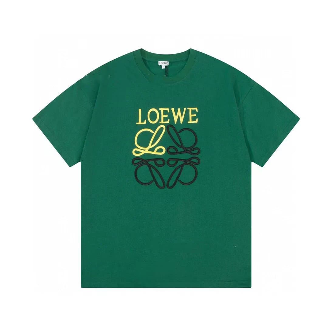 Loewe T-Shirt Anagram Patch — 01绿色