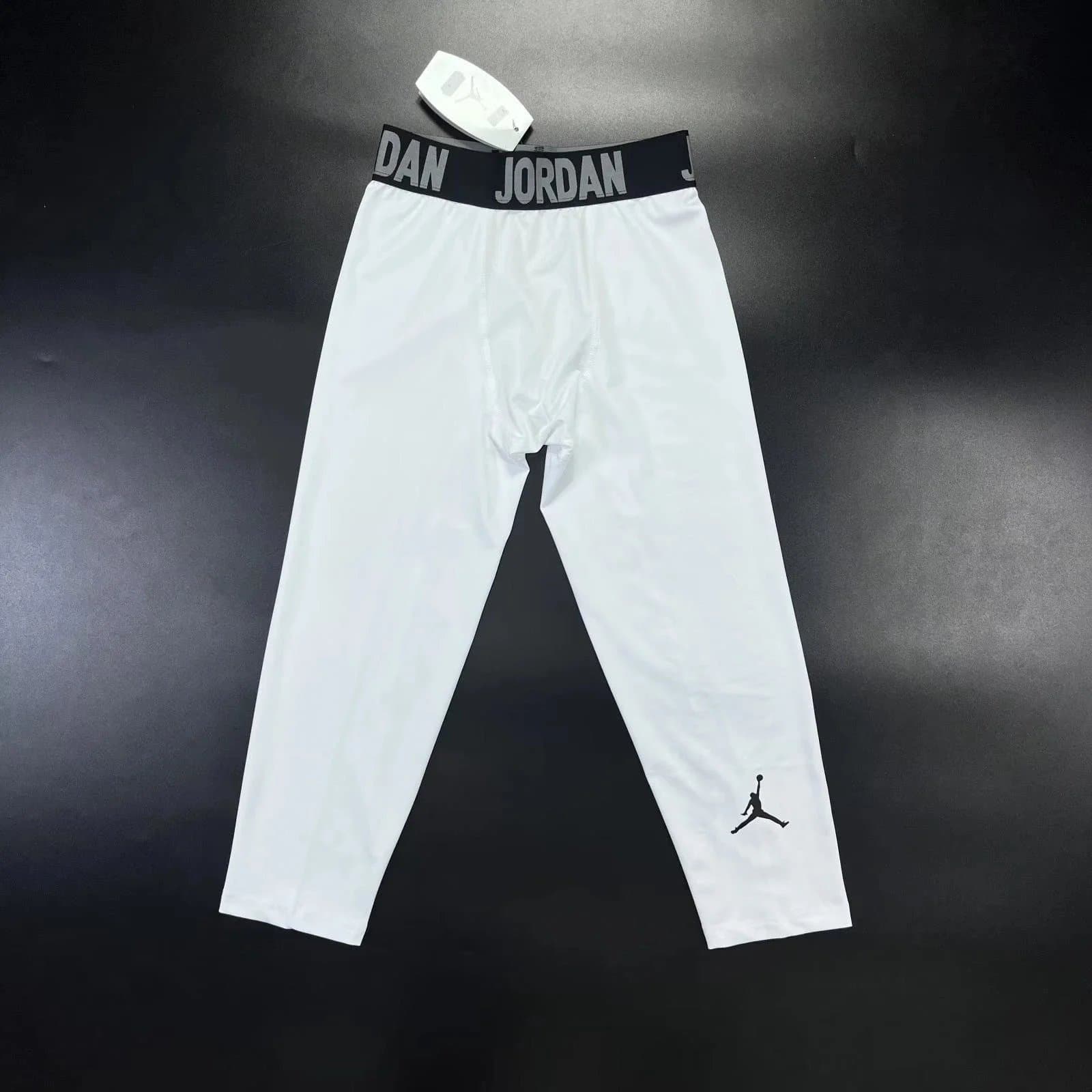 Jordan Compression Tights White