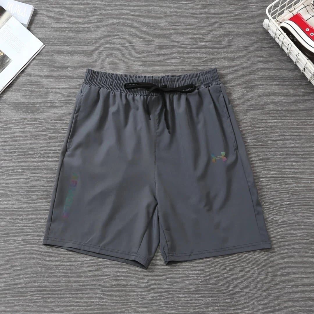Under Armour HeatGear Shorts Reflective Logo — KX外贸 · 灰色短裤