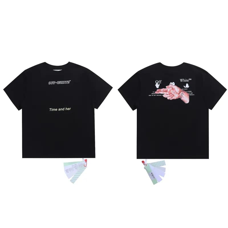Off-White Arrow Logo T-Shirt Ice Blue Arrow — 2116 black