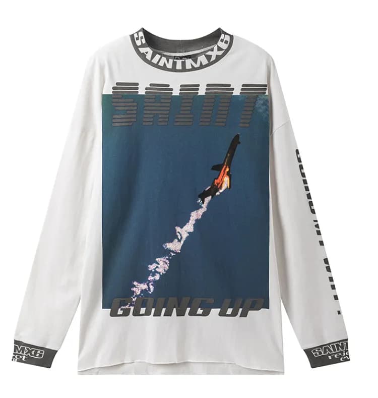 Saint Laurent Graphic T-Shirt Hate Saint Print — ST617 long sleeve
