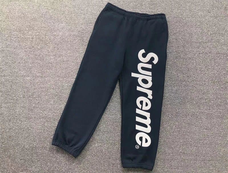 Supreme Crewneck Sweatpants Logo Print