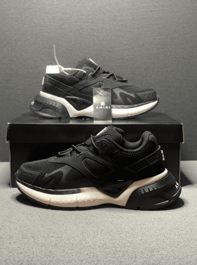 Amiri Sneaker Star Perforated — A-1黑色