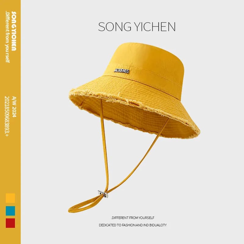 Jacquemus Bucket Hat Frayed Brim