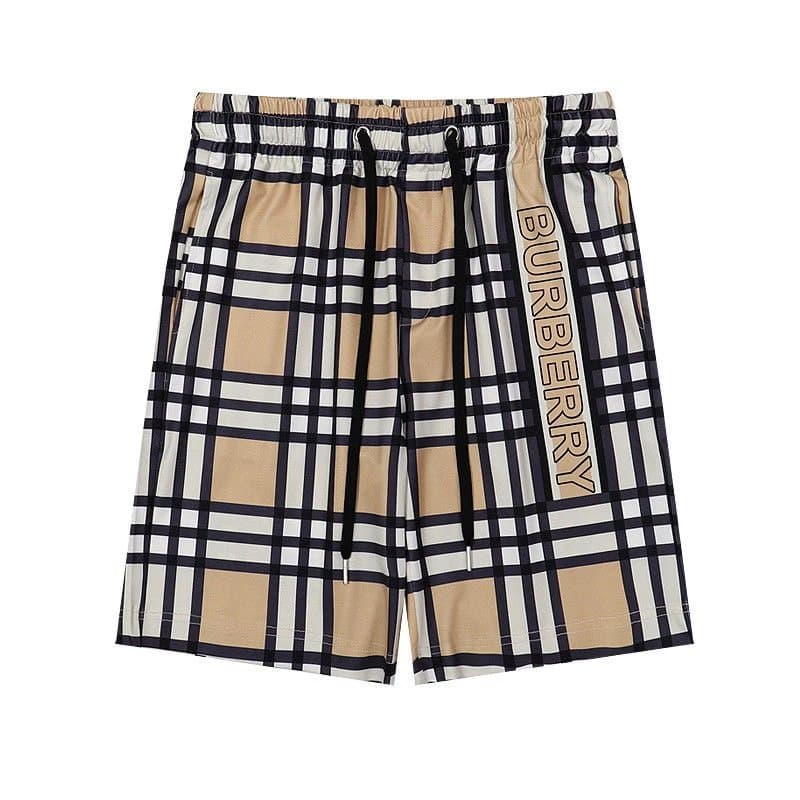 Balenciaga Printed Shorts Zigzag Pattern with Bear Patch — 5