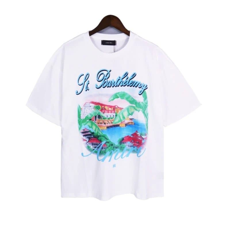 Amiri Graphic Tee St. Barthélemy Print
