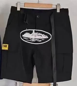 Cargo Shorts Utility — 3112黑印白