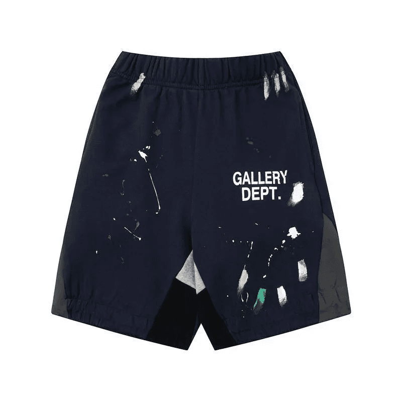 Paint Splatter Shorts Gallery Dept. Logo — shorts 4
