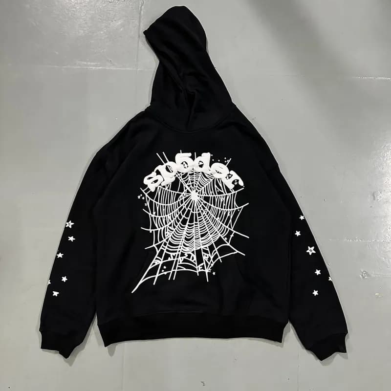 Broken Planet Hoodie Star Logo Appliqué — 8218 黑色