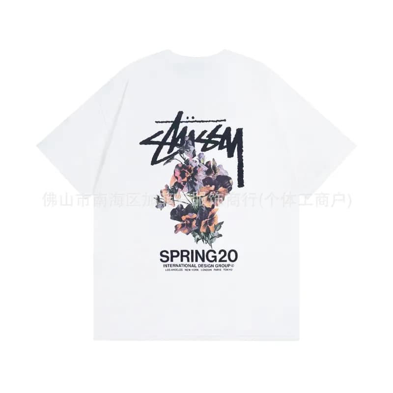 Stüssy Graphic Tee Floral Logo