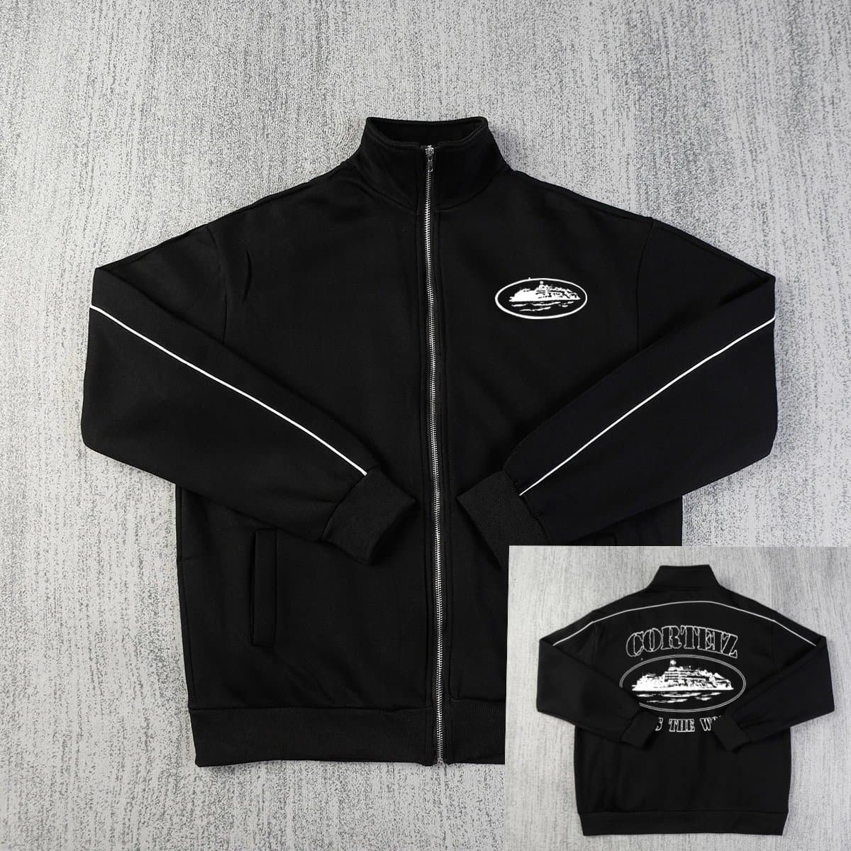 Chrome Hearts Track Jacket Camo Logo — 8102黑白【Hoodie】