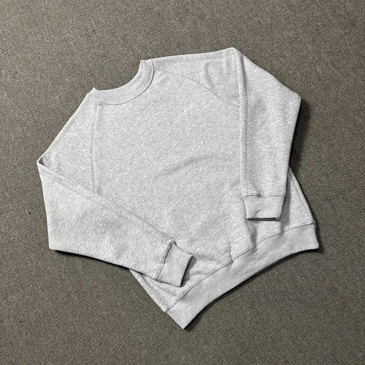 Corteiz Hoodie CRTZ Script Logo — 灰色【卫衣】