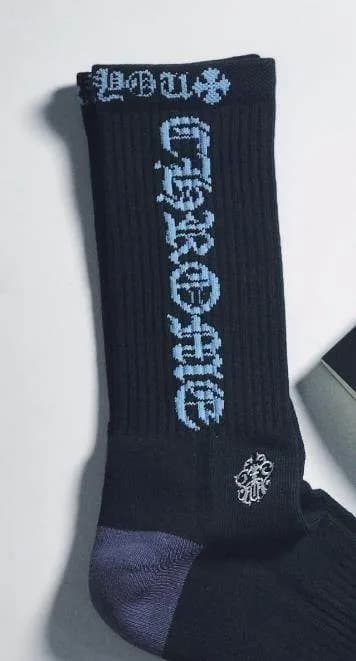 Chrome Hearts Crew Sock Cross Logo