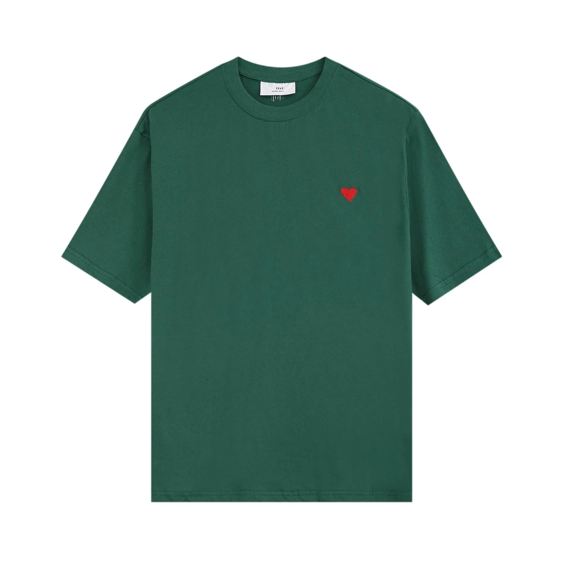 Comme des Garçons Heart Logo T-Shirt Embroidered Heart
