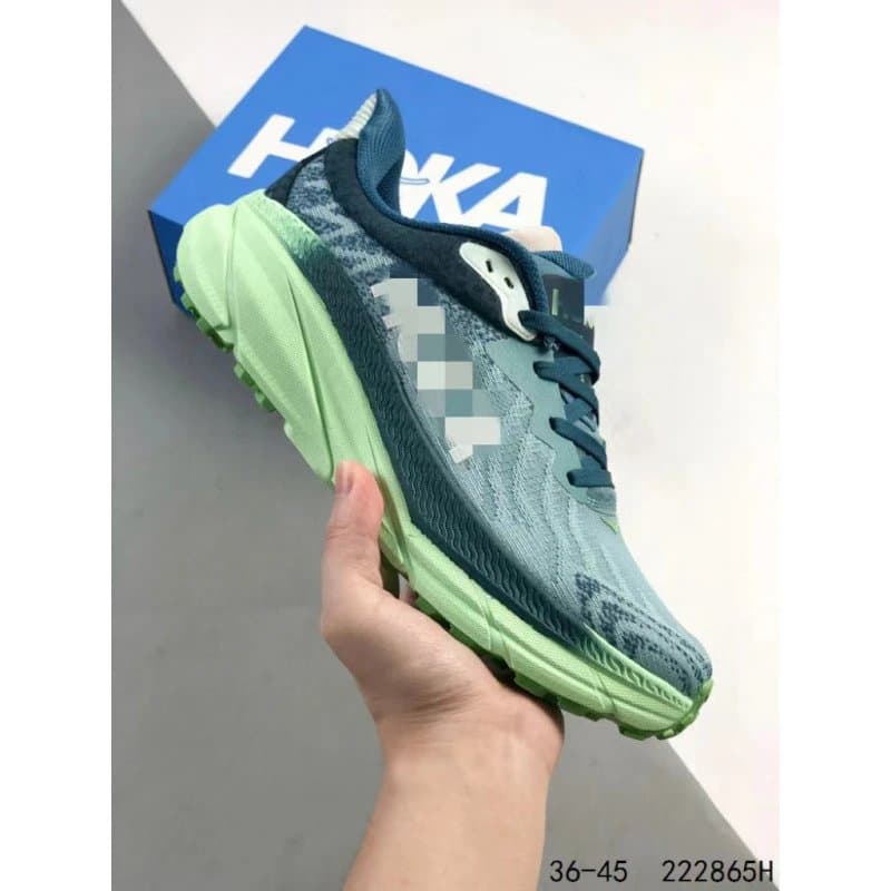 Hoka Running Shoe Mint Green/Teal Knit