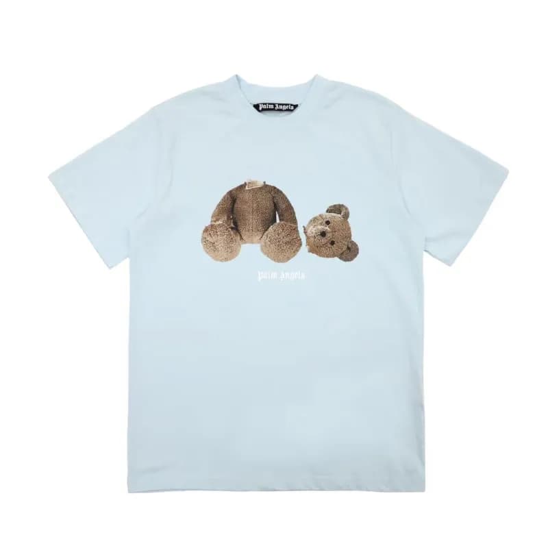 Palm Angels Teddy Bear Tee Light Blue