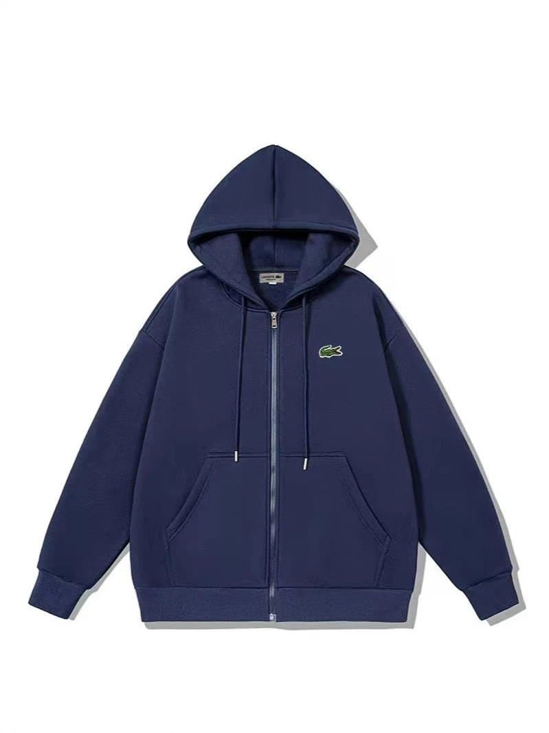 Lacoste Zip-Up Hoodie Classic Croc Logo