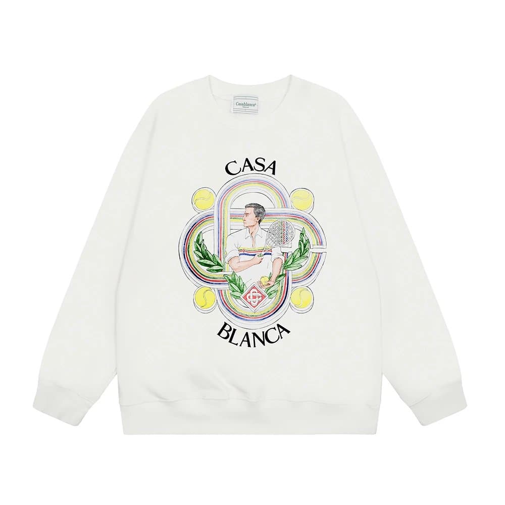 Casablanca Casa Blanca Sweatshirt Tennis Graphic