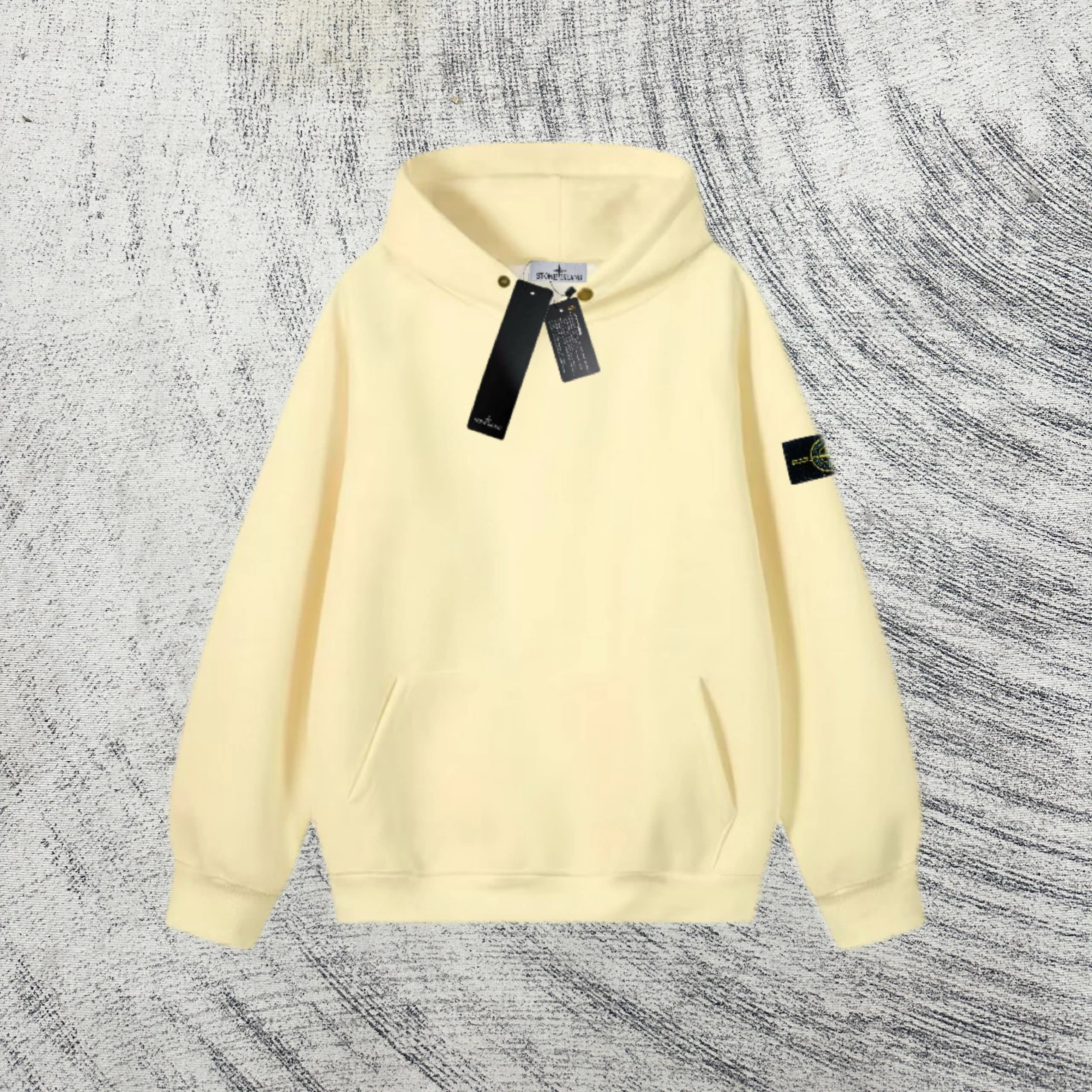 Stone Island Zip-Up Hoodie Diagonal Stripe — 0317011CC