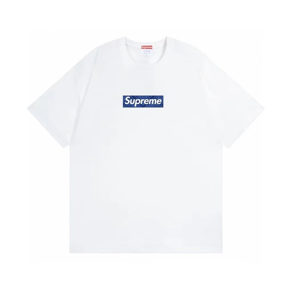 Supreme Cross Box Logo Tee Red Cross — 19