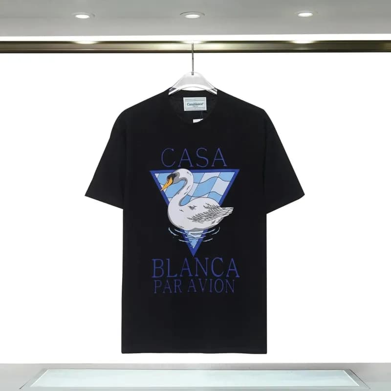 Casablanca Swan Graphic Tee Casa Blanca Par Avion