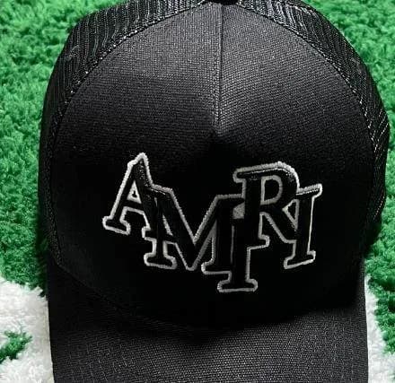 Trucker Cap Amiri Script — Sketch Three-Dimensional Letters