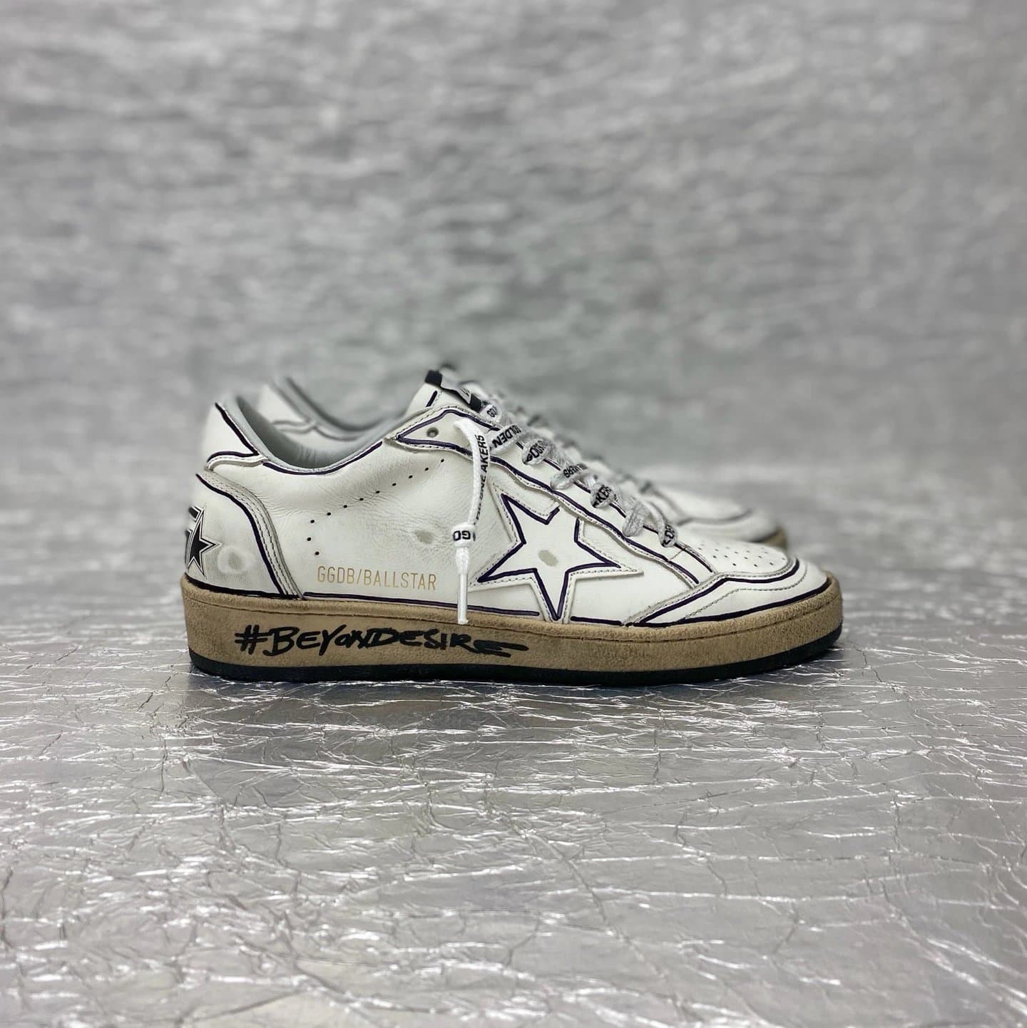 Golden Goose Ballstar Leopard Print — K54