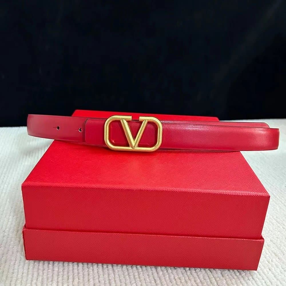 Versace VLogo Belt Gold Buckle
