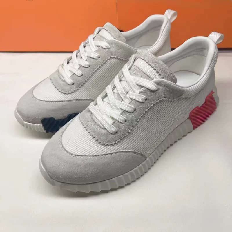 Hermès Sneaker Grey Mesh and Suede