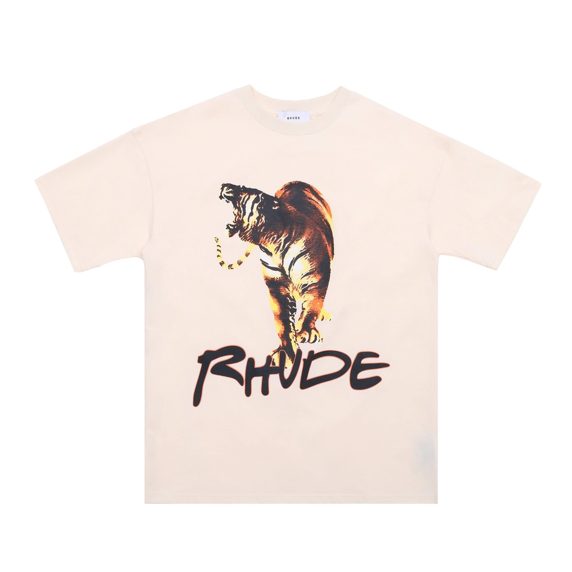 Graphic Tee Banque de Rhude — RH219杏色