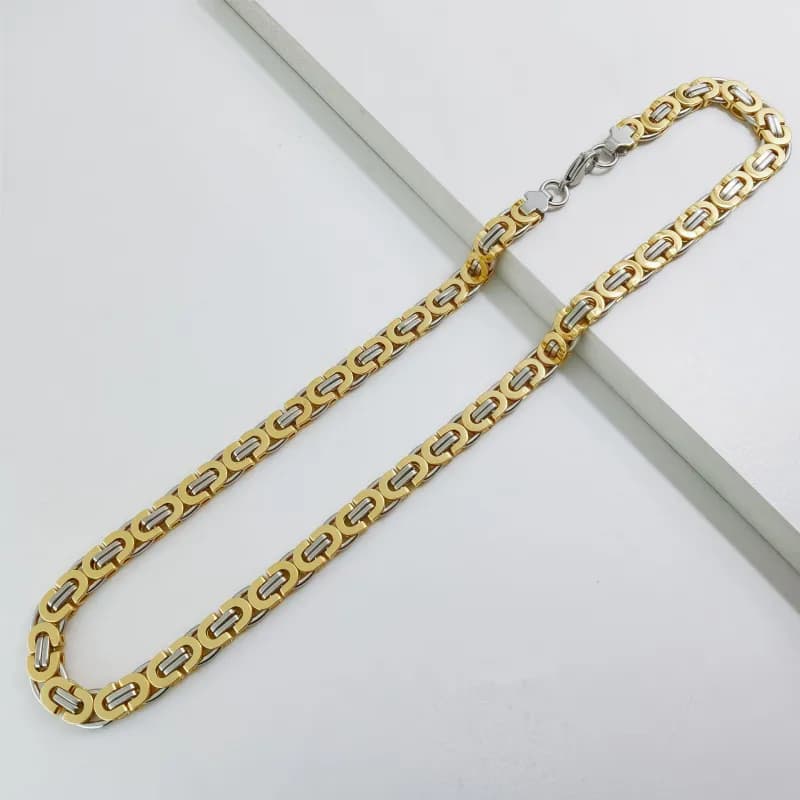 Chrome Hearts Link Chain Necklace Two-Tone