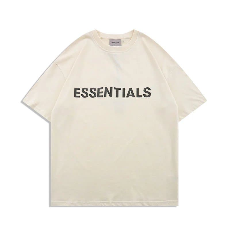 Fear of God Essentials Logo Shorts Black — 21108米白