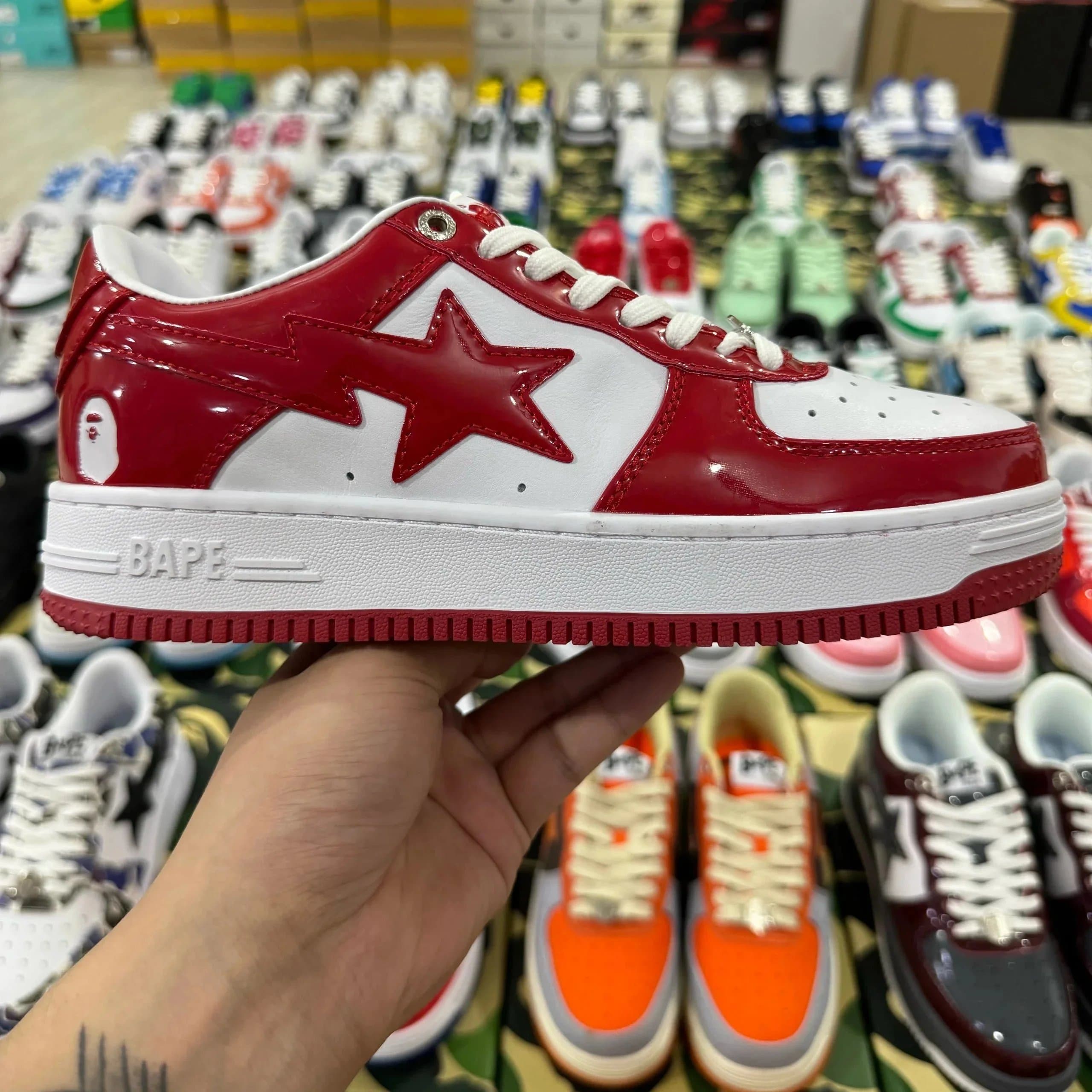 Bape Sta Red Star Patent