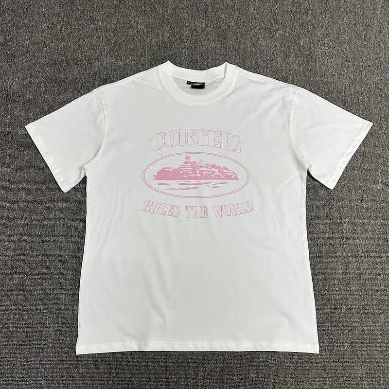 Corteiz Mesh Jersey Number 18 — 3103 white powder