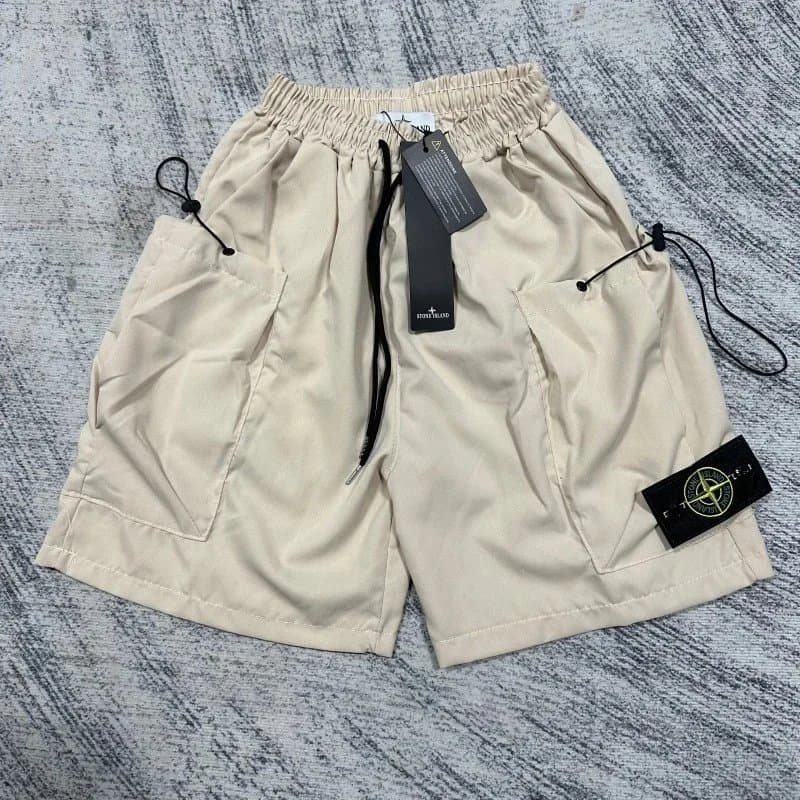 Stone Island Cargo Shorts Nylon Ripstop with Compass Patch