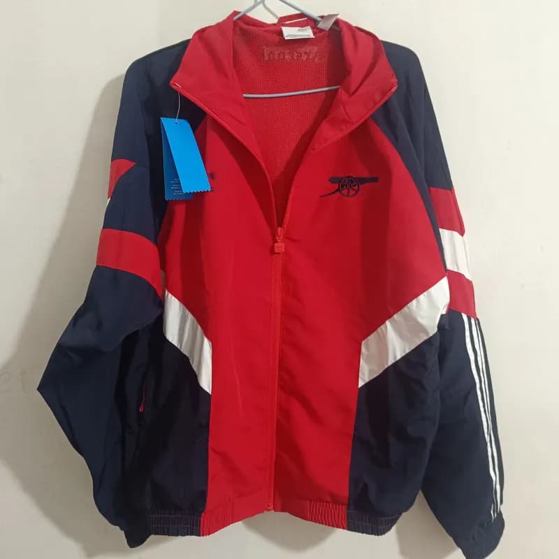 Adidas Spain National Team Jacket Red with Yellow Stripes — 复古阿森纳001(刺绣标)