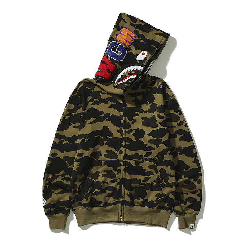 BAPE Shark Hoodie Camo — 3