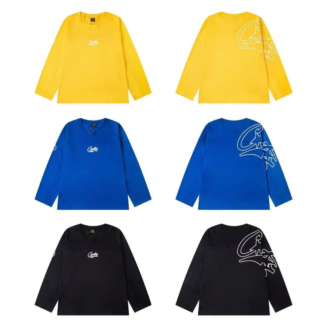 Chrome Hearts Raglan Long Sleeve Tee Script Logo — c43黄色
