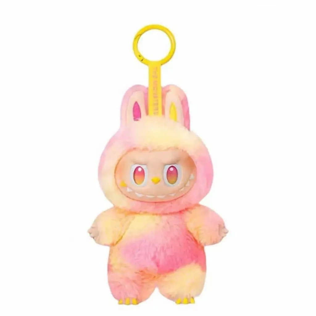 Pop Mart Labubu Plush Keychain Pastel Gradient Bunny