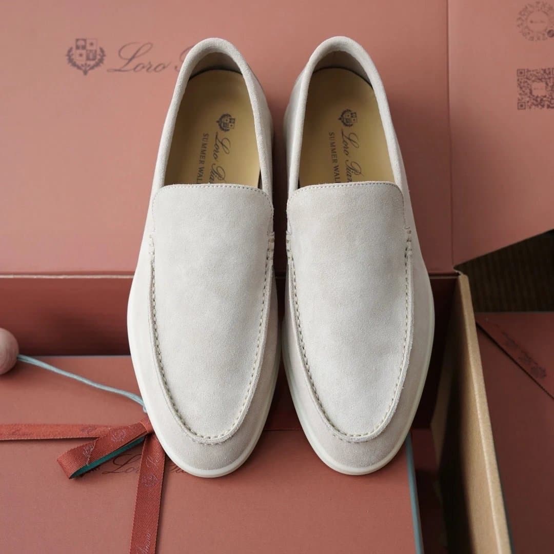 Loro Piana Summer Walk Loafer Suede