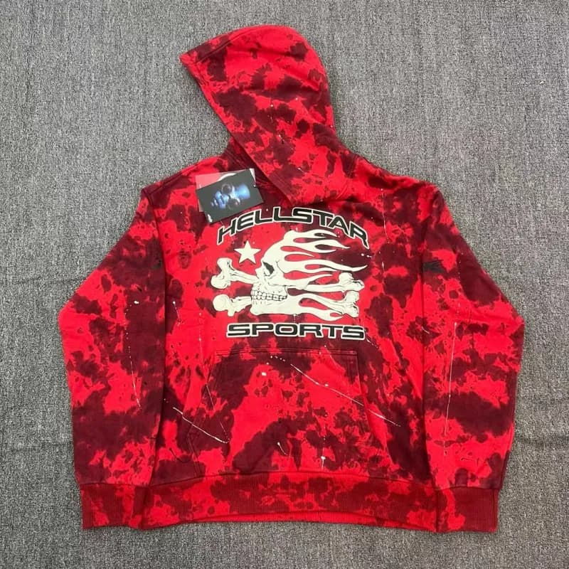 Hellstar Hooded Sweatshirt Flame Logo — 79