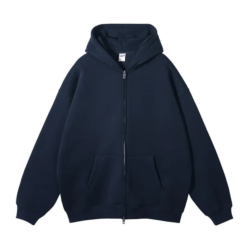 Zip-Up Hoodie Oversized