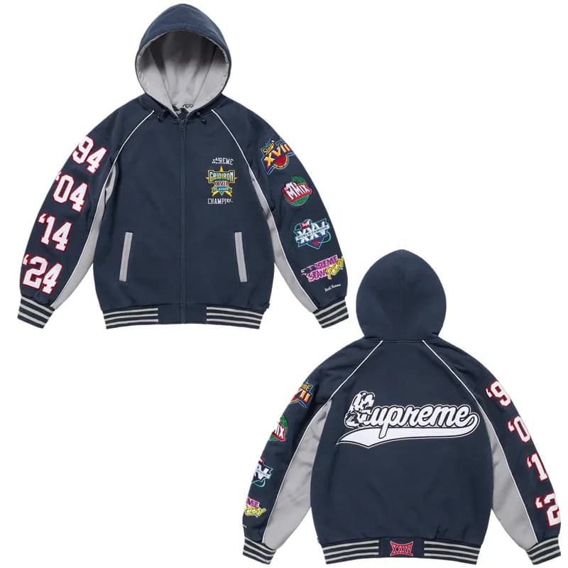 Supreme Zip-Up Hoodie Box Logo — E598宝蓝 24SS playoff