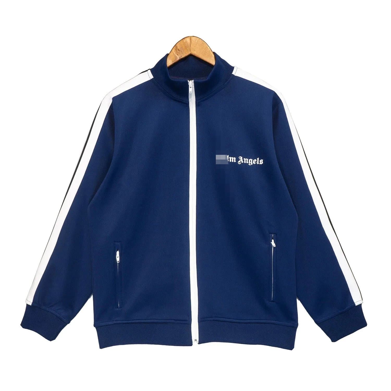 Palm Angels Track Jacket White Stripe